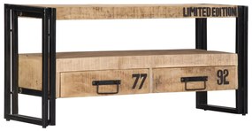 vidaXL Έπιπλο Τηλεόρασης 100 x 30 x 45 εκ. από Μασίφ Ξύλο Μάνγκο