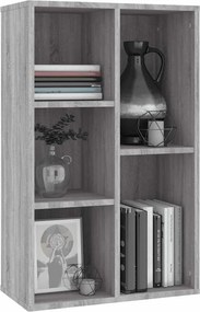 vidaXL Βιβλιοθήκη/Βοηθητικό Ντουλάπι Γκρι Sonoma 50x25x80 εκ Επεξ Ξύλο