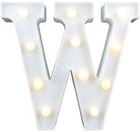 LED Φως Γράμμα W 22x22.5cm