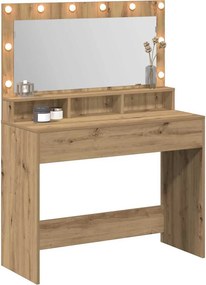 vidaXL Τραπέζι περιποίησης Artisan Oak 100 x 41 x 135 εκ.