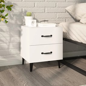 vidaXL Κομοδίνο Λευκό 40 x 35 x 47,5 εκ.