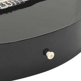 vidaXL Κιθάρα Western Classical Cutaway Μαύρη με Ισοσταθμιτή 6 Χορδές
