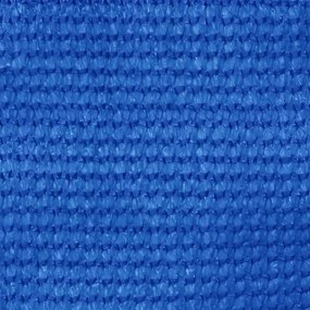 Διαχωριστικό Βεράντας Μπλε 75x500 εκ. από HDPE - Μπλε