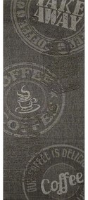 Χαλάκι Κουζίνας Natura 34562 092 Dark-Grey Βιοκαρπέτ 80X200cm Ψάθα