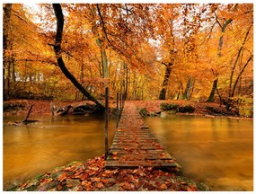 Φωτοταπετσαρία - Autumn bridge 300x231