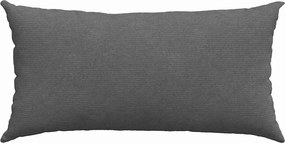 vidaXL Μαξιλάρι Καναπέ 2 pcs Σκούρο Γκρι 80 x 40 cm