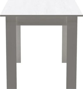 Τραπέζι Manka pakoworld σε λευκή απόχρωση 110x80x77εκ