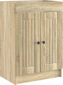 vidaXL Σετ Επίπλων Μπάνιου Sonoma Δρυς 78,5 x 37,5 x 81 εκ