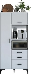 Ντουλάπι Λευκό EVAL 90x40x198.6