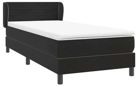 BOX SPRING ΚΡΕΒΑΤΙ ΜΕ ΣΤΡΩΜΑ ΜΑΥΡΟ 80X210 ΕΚ. ΒΕΛΟΥΔΙΝΟ 3317591