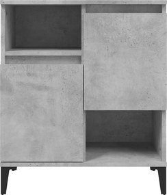 vidaXL Ντουλάπι Γκρι Σκυροδέματος 60x35x70 εκ. Επεξεργασμένο Ξύλο