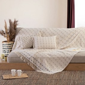 Ριχτάρι Carpio Beige Nef-Nef Three-Seater 180x300cm 100% Βαμβάκι