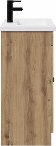 vidaXL Σετ Επίπλων Μπάνιου Artisan Δρυς 56 x 37,5 x 81 εκ