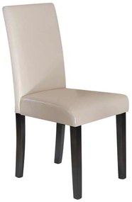 Καρέκλα Maleva-L PU Ivory 42x56x93cm (Σετ 2 ΤΕΜ)