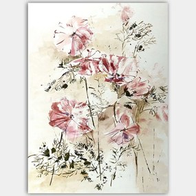 Πίνακας Καμβάς 441HPE1369 70x100cm Multi Wallity Κάθετοι Wood, Canvas