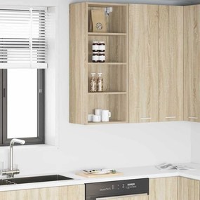 vidaXL Κρεμαστό ντουλάπι με αποθήκευση Δρύς Sonoma 40 x 29,5 x 100 εκ.