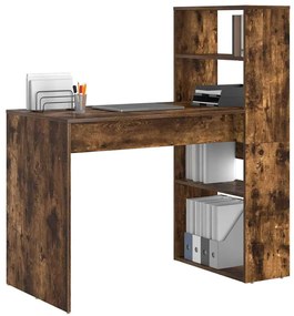 vidaXL Γραφείο Καπνιστή δρυς 113 x 54 x 120 εκ. Επεξεργασμένο ξύλο