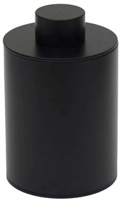 Θήκη Για Βαμβάκι Βαρέως Τύπου 94-403 8x15cm Matte Black Pam&amp;Co Stainless Steel