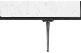 Σκευοθήκη DKD Home Decor Λευκό Σκούρο καφέ Ξύλο από Μάνγκο 150 x 43 x 80 cm