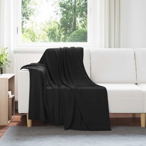 vidaXL Ριχτάρια 6 pcs Μαύρο 170 x 130 εκ. Μαλλί
