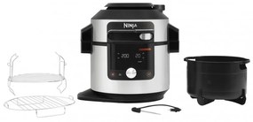 Πολυμάγειρας Ninja Foodi OL750EU, 1760W, 7,5 l, 3 λειτουργίες, 14 προγράμματα, SmartLid, Inox/μαύρο