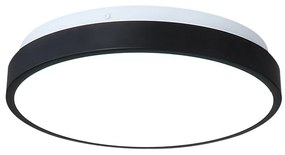 InLight Πλαφονιέρα οροφής LED 12W 4000K από ακρυλικό και μεταλλική βάση D:25cm (42014)