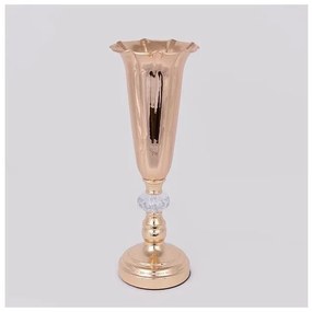 Βάζο Μεταλλικό Χρυσό H: 36cm 752-22067 Estheti-752-22067-Χρυσό 752-22067