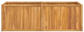 vidaXL Ζαρντινιέρα Υπερυψωμένη 150 x 50 x 50 εκ. από Μασίφ Ξύλο Teak
