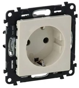Πρίζα Σούκο Ασφαλείας Μπεζ Valena Life 753220 Legrand-753220-Μπεζ 753220