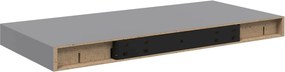 vidaXL Ράφια Τοίχου 4 τεμ. Γκρι 50x23,5x3,8 εκ. MDF