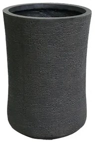 MarHome ΚΑΣΠΩ FIBER CLAY ΑΝΘΡΑΚΙ ΚΑΜΠΥΛΗ ΜΕΣΑΙΟ Φ44x61cm  06-20722-M