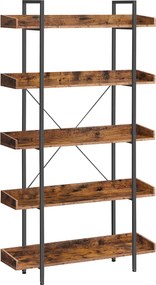 Ραφιέρα Δαπέδου 5 Θέσεων (100x28x178) Vasagle LLS110KD01