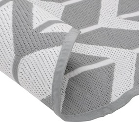 vidaXL Χαλί εξωτερικού χώρου ARAKIL γκρι Ø200 cm PP