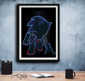 Πόστερ &amp; Κάδρο Sonic the Hedgehog GM184 40x50cm  Εκτύπωση Πόστερ (χωρίς κάδρο)