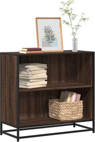 vidaXL Βιβλιοθήκη Καφέ Δρυς 80,5x35x76 εκ. Επεξεργασμένο Ξύλο