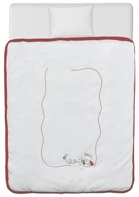 Κουβέρτα Βελουτέ Αγκαλιάς (90x110) Bebe Stars Red Bee 3035
