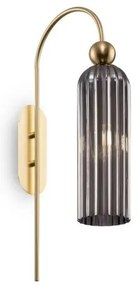 Απλίκα Φωτιστικό Τοίχου Γυαλί Antic H53,5 Φ10 Maytoni-MOD302WL-01GR-Γκρι MOD302WL-01GR