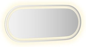 vidaXL Καθρέφτης Μπάνιου με LED Οβάλ 90x40 εκ.