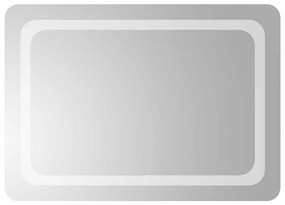 vidaXL Καθρέφτης Μπάνιου με LED 70x50 εκ.
