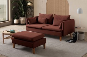3-Seat Sofa Flexy - Tile Red Tile Red