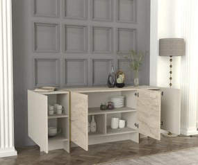 Μπουφές Τραβερτίνη / Sandstone VEYRON 180x46,6x75,5