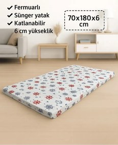 Στρώμα αφρού για δάπεδο ή μπαλκόνι 180x70x6 cm