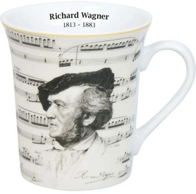 Κούπα Wagner Composers Music 1111002941 410ml White-Black Könitz Πορσελάνη