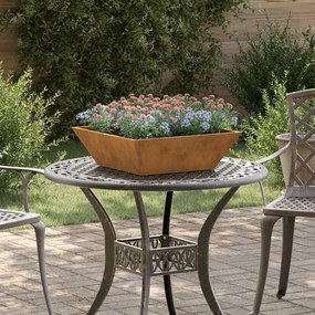 vidaXL Σετ Γλάστρες 5 τμχ 50x50x15 εκ. Χάλυβας Ανθεκτικός.