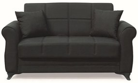 Καναπές-Κρεβάτι Διθέσιος Lena 40.0300 150x80x75/125x100cm Black