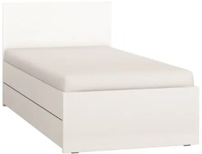 Κρεβάτι παιδικό Simple-Λευκό