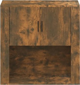 vidaXL Ντουλάπι Τοίχου Καπνιστή Δρυς 80x33x80 εκ. Επεξεργασμένο Ξύλο