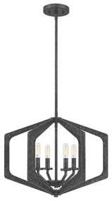 Κρεμαστό Φωτιστικό Οροφής 4xE14 Μαύρο Vanguard QZ-VANGUARD-4P-OK Elstead Lighting-QZ-VANGUARD-4P-OK-Μαύρο QZ-VANGUARD-4P-OK