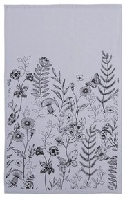 Ποτηρόπανο Spring Grey Nef-Nef 40x60cm 100% Βαμβάκι