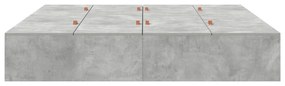 vidaXL Κρεβάτι Αποθήκευσης Γκρι Σκυρόδεμα 180x200 εκ